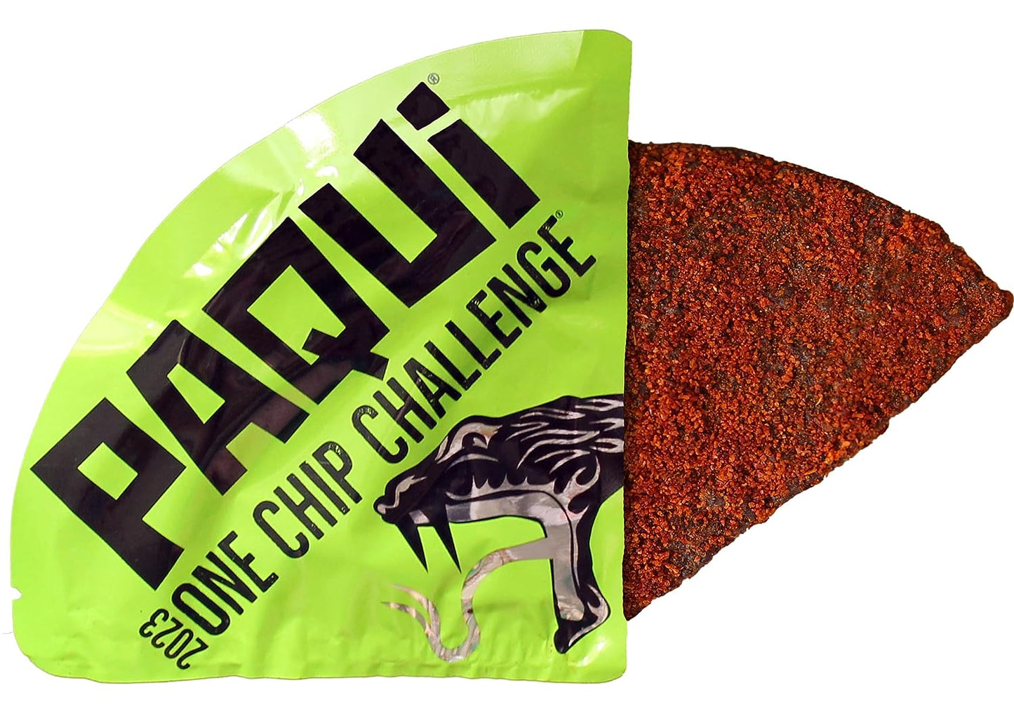 Paqui One Chip Challenge 2023 - World's Hottest Carolina Reaper Tortilla Chip