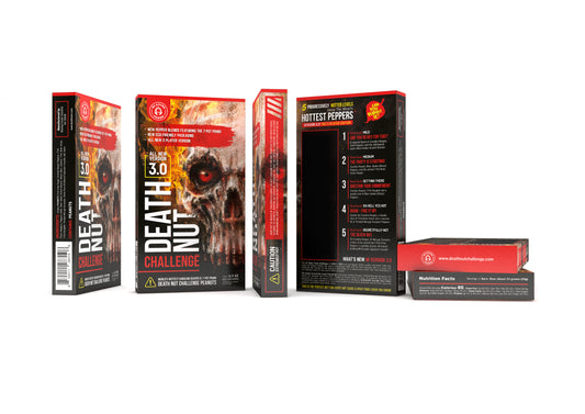 The Death Nut Challenge Version 3.0 World's Hottest Carolina Reaper Peanuts UK